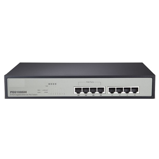 [RPSWSPOE4G] SWITCH (P110GC) 8 POE+2 RJ45 10/100/1000 DESKTOP 120 W