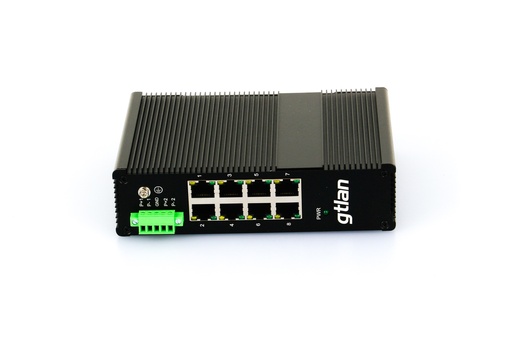 [RPSWI8G] 8-Port RJ45 10/100/1000 Industrial Switch (DIN)