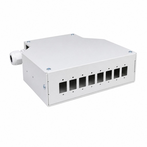 [35GTCFOD6SC] FO 8 SC BOX WITH ACCESSORY FOR DIN RAIL gtlan