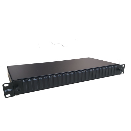 [35GTBT24SCD] TRAY 19" FO P/24 SC DUPLEX TELESCOPICA W/CASSETTE gtlan