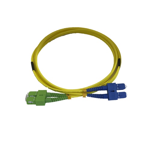 [35GT2SCPCAPC2S] FO HOSE SM 9/125 SC-APC/SC-UPC DUPLEX 2MT LSZH gtLan