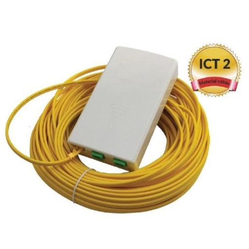 [35GTCS1SCDP25] SUP FO BOX PRECONNECT LAT DUPLEX 1 EXTRM SC-APC SM 25MT gtlan