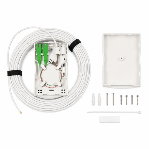 [35GTCS1SCDP25HP] SUP FO BOX PRECONNECT LAT DUPLEX 1 EXTRM SC-APC SM ICT3 25MT