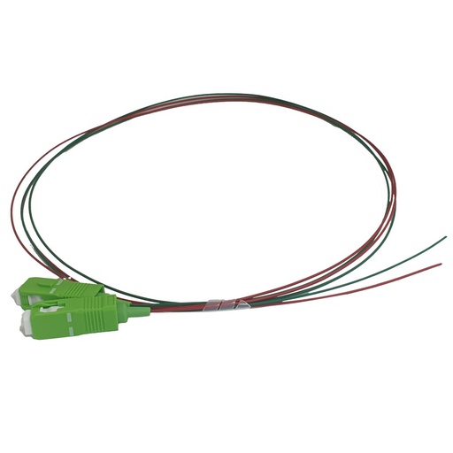 [35GTPPSCAPC1S] PIGTAILS FO (PAIR) SM 9/125 SC-APC 1MT 0.9mm G.657A2 RJ/VD
