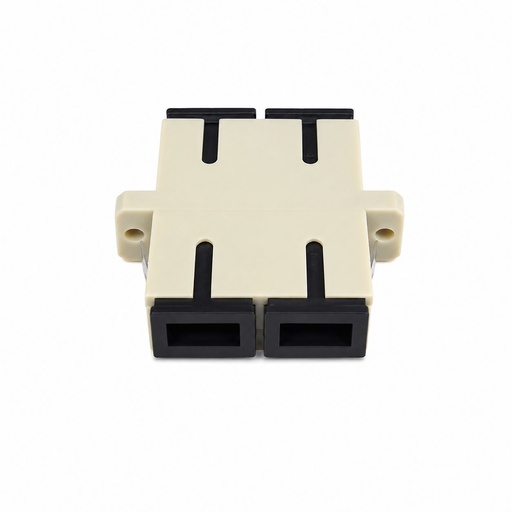 [35GTASCD] FO SC Duplex MM H-H Adapter, Beige Panel (20 pcs) gtlan