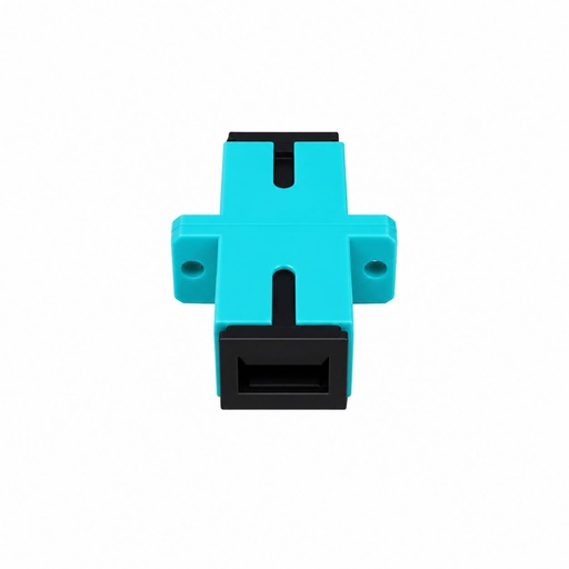 [35GTASCOM3] SINGLE FO SC ADAPTER MM H-H PANEL OM3 AQUA (50 pcs) gtlan