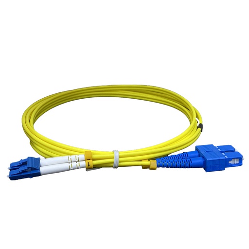 [35GT2SCLC2S] FO HOSE SM 9/125 SC/LC DOUBLE 2MT LSZH gtlan