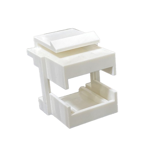 [50RPSCV] KEYSTONE TYPE PLATE FOR FO SC ADAPTER SINGLE EMPTY WHITE