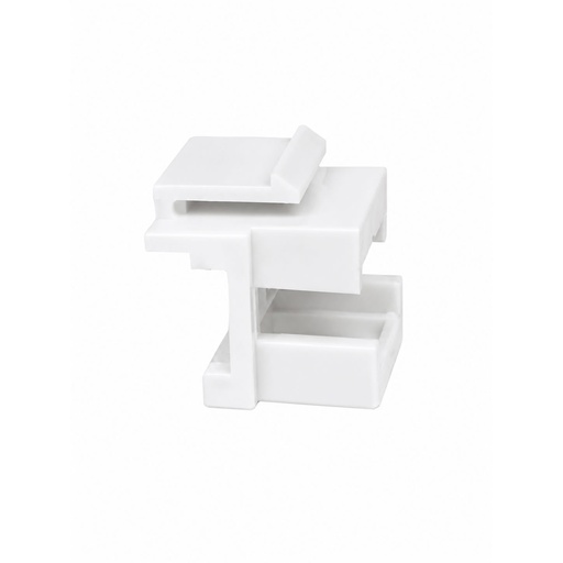 [50RPSCV] KEYSTONE TYPE PLATE FOR FO SC ADAPTER SINGLE EMPTY WHITE