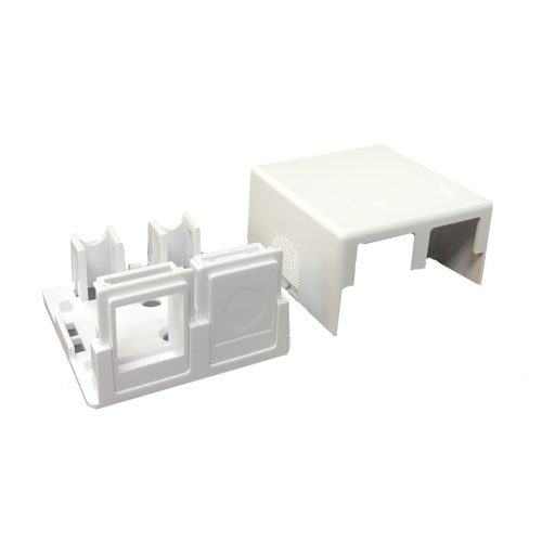 [50RU2] SURFACE BOX FOR 2 RJ45 GTLAN