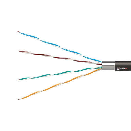 [50NF5EXT] RIGID F-UTP CABLE C-5E EXT PE Fca 305MT cablelan