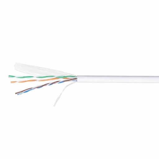 [50NF5EXTB] CABLE F-UTP RIGIDO C-5E EXT PE Fca 305MT BLANCO cablelan