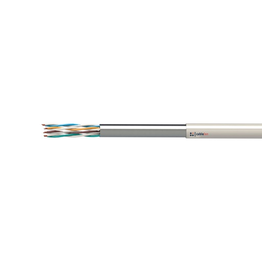 [50NF5EXTB] RIGID F-UTP CABLE C-5E EXT PE Fca 305MT WHITE cablelan