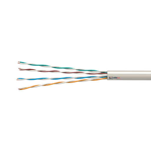 [50NU5EXTB] RIGID U-UTP CABLE C-5E EXT PE Fca 305MT WHITE cablelan