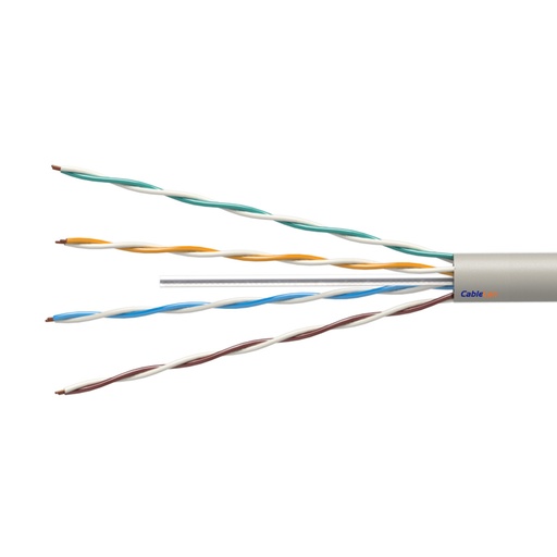 [50NU6DCA] RIGID UTP CABLE C-6 LSZH Dca WHITE 305MT CABLELAN