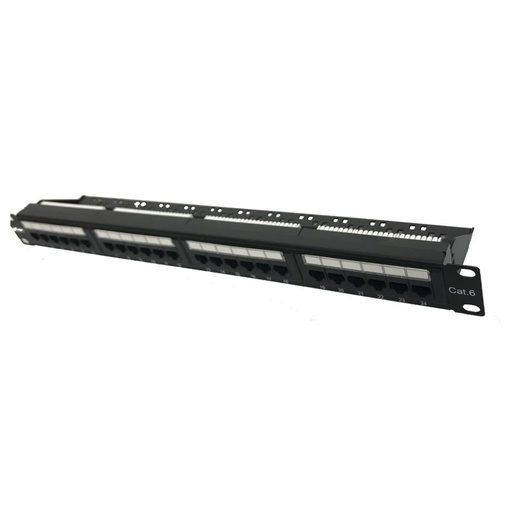[50PU6K] PANEL 19" 24 RJ45 UTP C-6 T568A/B K-line gtlan