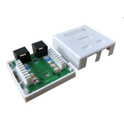 [50RU26K] SURFACE ROSE 2 RJ45 UTP C-6 K-line gtlan