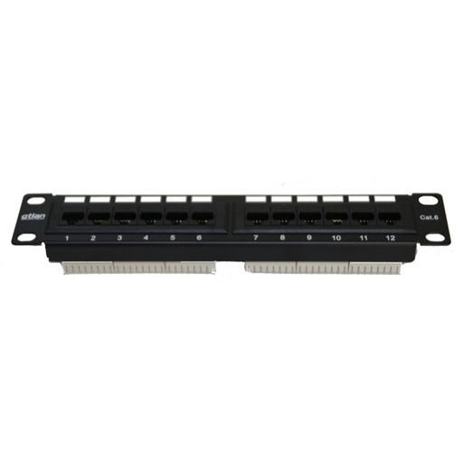 [31GT12PU6] PANEL MINILAN 10" 12 RJ45 UTP C-6 T568A/B gtlan
