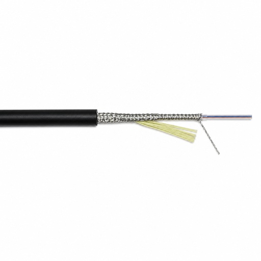[35GT12FO657A2DBE] FO Cable, 12 SM, Indoor/Outdoor, Dual, BLN, FRUV, Dca 3mm