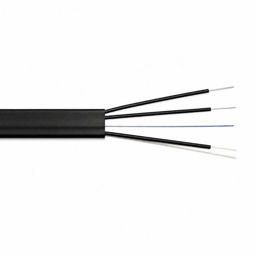 [35GTFOG657A2AF] FO 1 SM EXT G657A2 DROP ARAMID CABLE WITH FIXING CLIP Dca