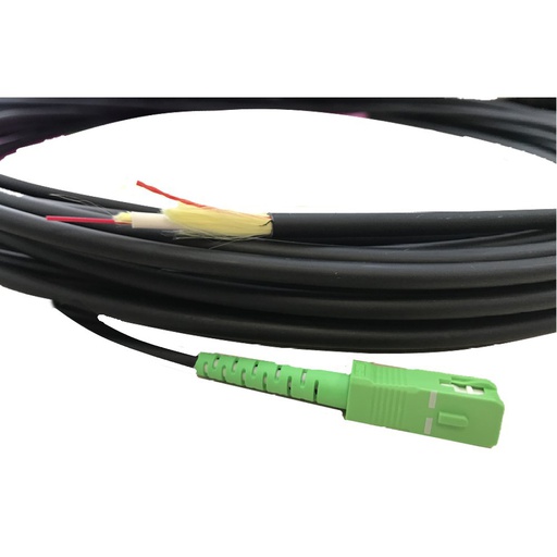 [35GTPESSC80MDK] PIGTAIL FO SM 9/125 INT/EXT SC-APC 80MT G657-A2 DBL CB 3.5mm