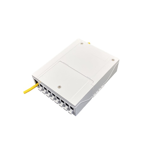 [35GTCSCA8] FO BOX 8 VERTICAL 8/8 ACOM SCA 2+2 SUPPLY 4/8 FUS 8 SPLT WALL