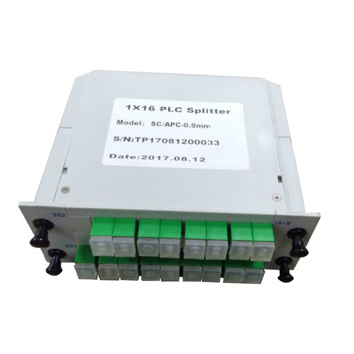 [35GTSPT16C] CASSETTE TYPE SPLITTER 1:16 SC/APC C/TPN TRANSPARENT gtlan