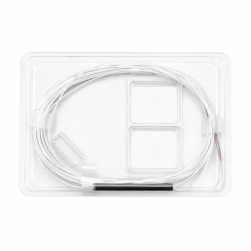 [35GTSPT8TBS] SPLITTER FO SM 1:8 S/STEEL TUBE CONNECTOR gtlan