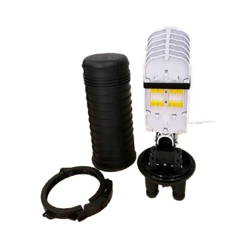 [35TFO144] WATERPROOF TORPEDO FO IP68 UP TO 144 FUSIONS WITH POST-PARD FIXING