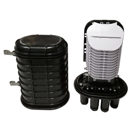 [35TFO256] WATERPROOF TORPEDO FO IP68 UP TO 288 FUSIONS WITH FIXING PARD